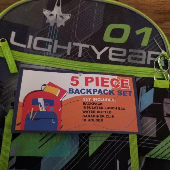 Disney Pixar Buzz Lightyear 5 piece Backpack - Picture 2 of 8